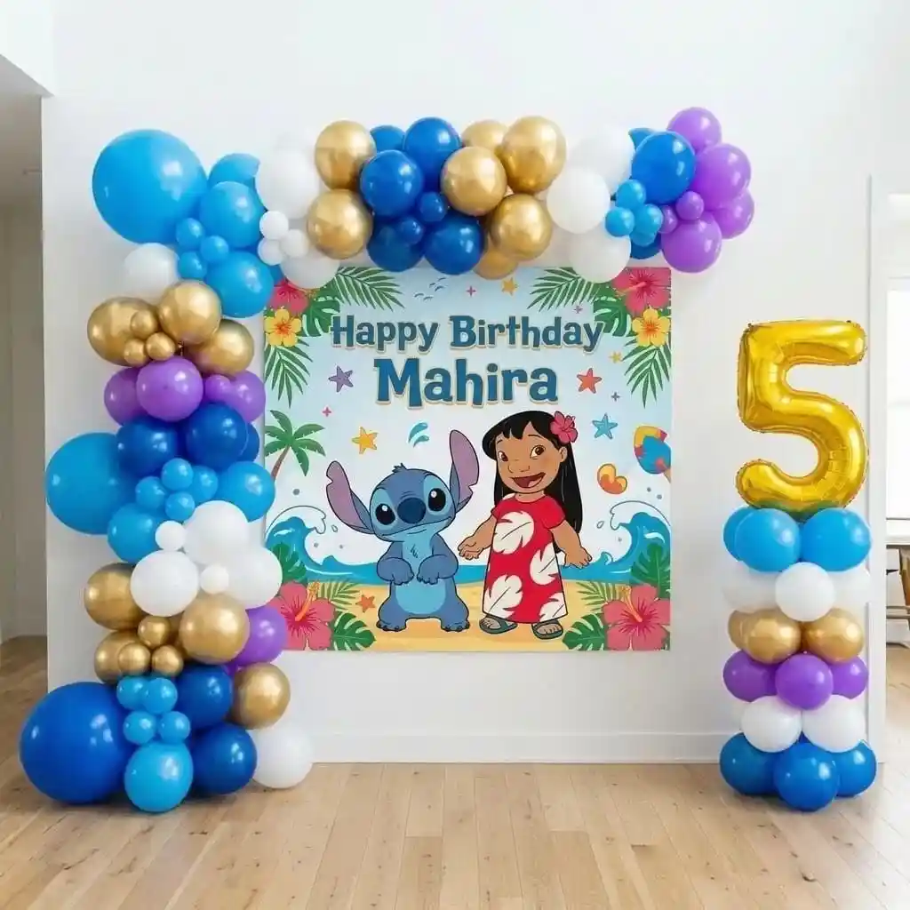Lelo and Stitch Birthday Party Decoration